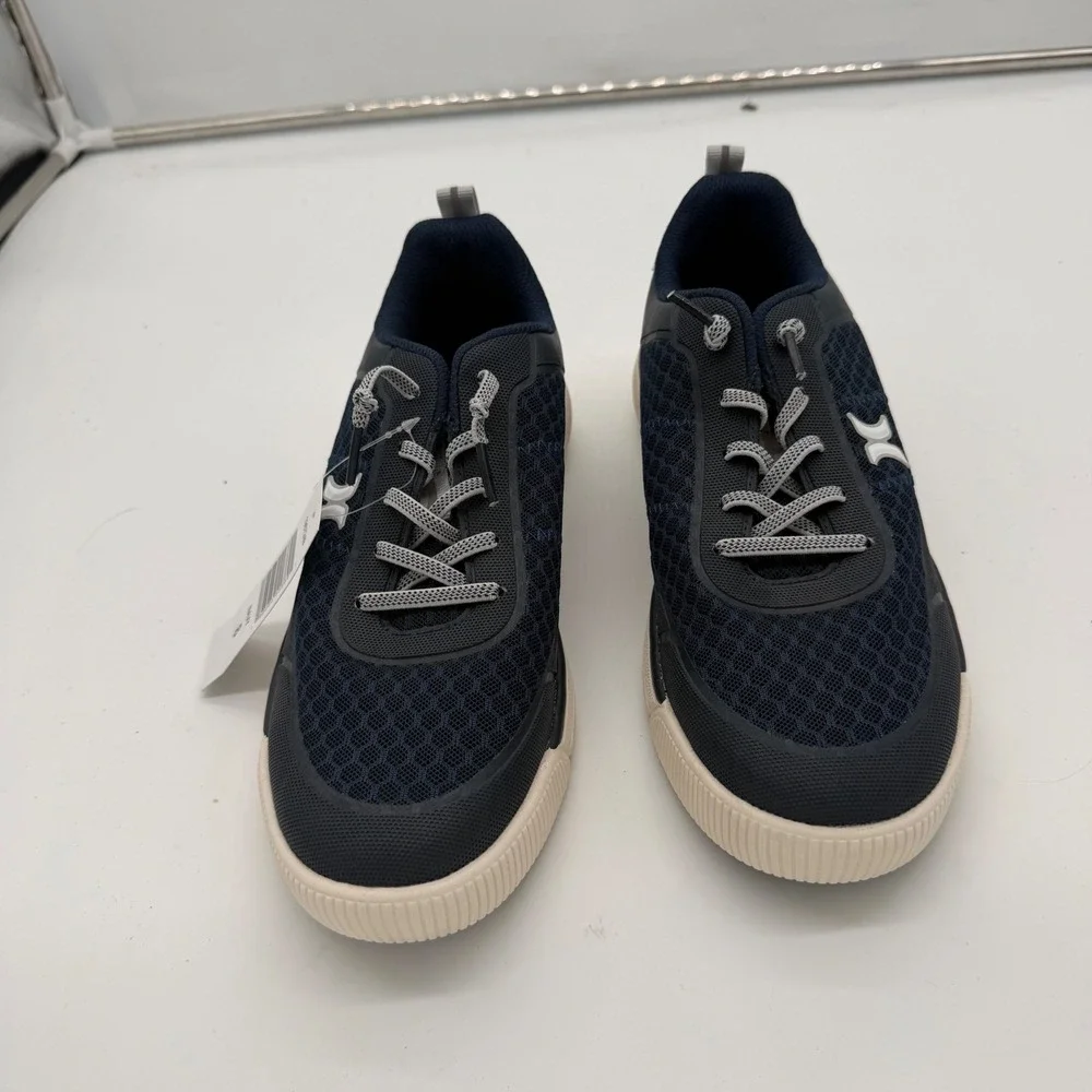 Hurley Exeter Mens Navy Blue Mesh Low Top Sneakers 1967249 Size 8 NEW